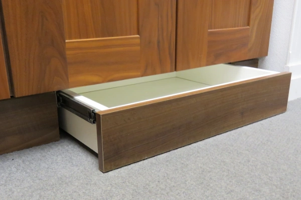skirting drawer to utilse dead space benfift