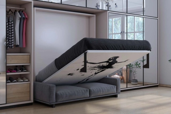 A murphy bed that doubles up as sofa when not in use